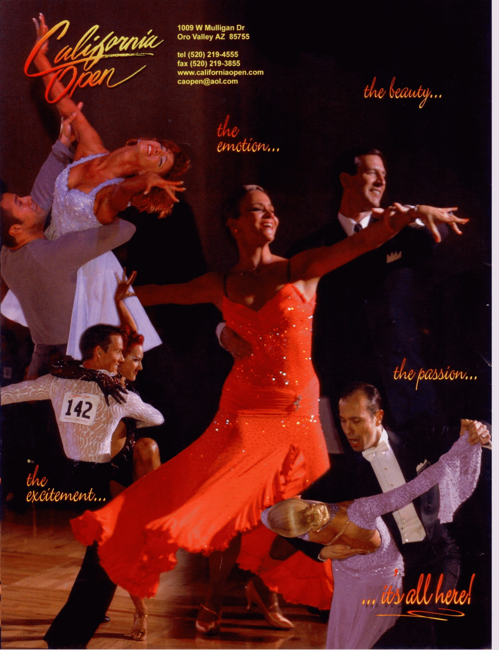 California Open brochure with Borbala